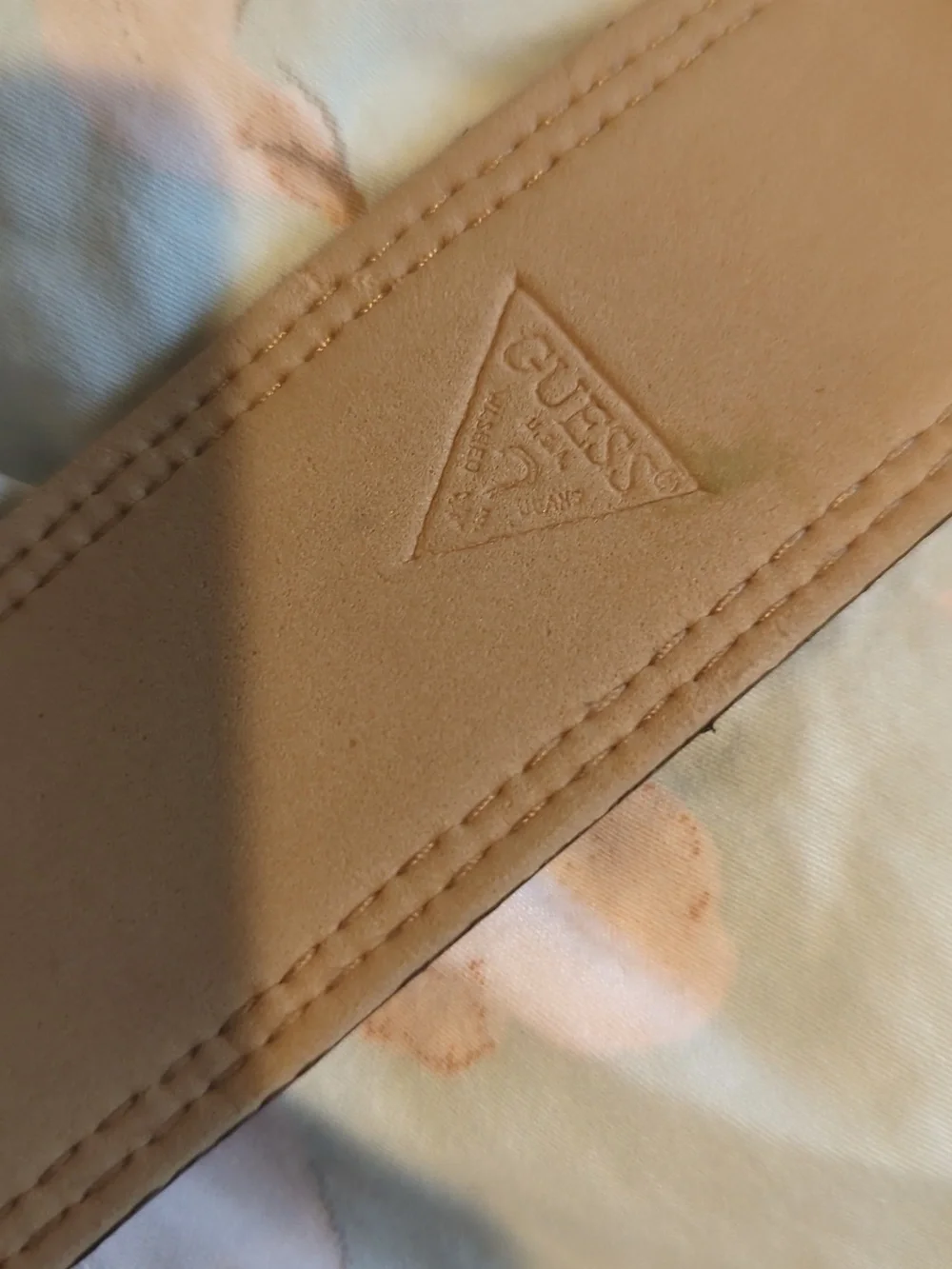 Guess brown stitched